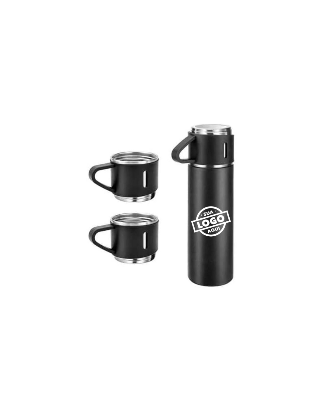 Kit Café Térmico 3 em 1 Preto